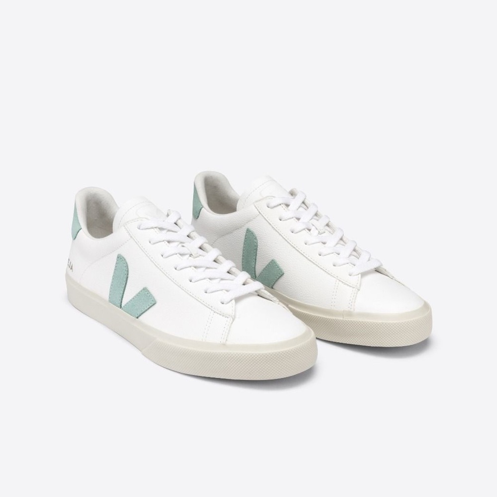 Veja Campo Chromefree Leather White Matcha - Picture 2 of 14